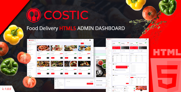 Costic | Food Dashboard HTML5 Template