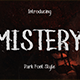 Mistery – Dark Font - GraphicRiver Item for Sale