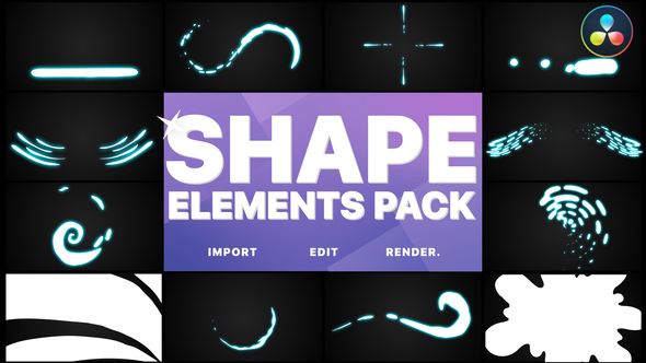 Shapes Collection | DaVinci Resolve