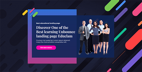Educlam - Educational Landing page
