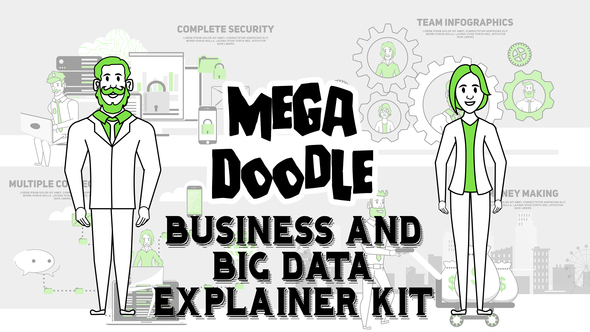 Mega Doodle Business and Big Data Explainer Kit