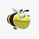 Cartoon Bee - 3DOcean Item for Sale