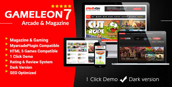 Gameleon - WordPress Arcade Theme &amp; News Magazine