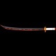 Rengoku Kyojuro sword - Kimetsu no Yaiba 3D model Low-poly 3D print model - 3DOcean Item for Sale