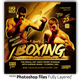 Boxing Event Sport Flyer - GraphicRiver Item for Sale
