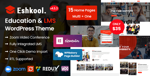 Eshkool - Education WordPress Theme