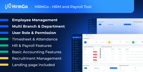 HRMGo - HRM and Payroll Tool