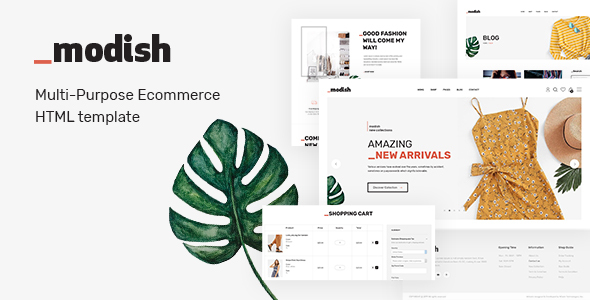 Modish - Modern & Multipurpose Fashion Store HTML Template