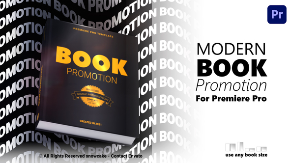 Modern Book Promotion For Premiere Pro