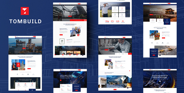 Tombuild - Construction & Engineering PSD Template