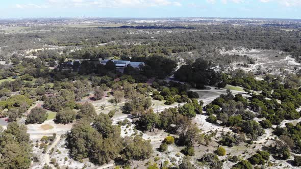 Aerial View of a Forest in Australia