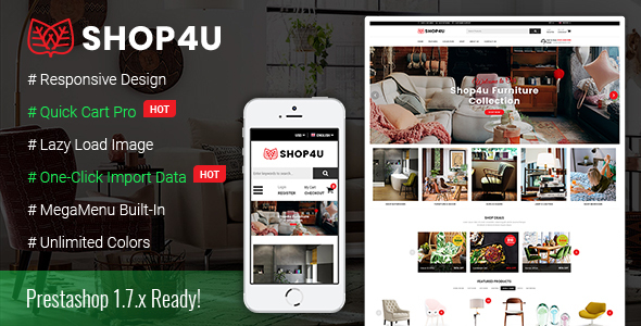 Shop4U - Store PrestaShop 1.7 eCommerce Theme