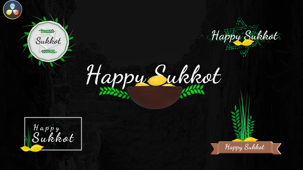 Sukkot Titles - Jewish Holiday