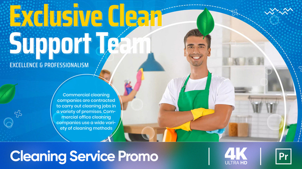 Cleaning Service Promo (MOGRT)