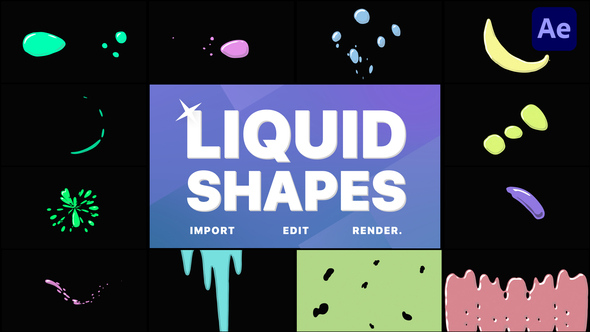Liquid Shapes | After Effects