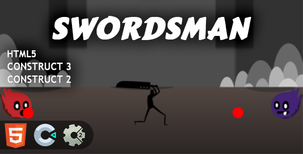 Swordsman HTML5 Construct 2/3 Game