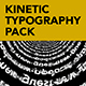 Kinetic Typography Pack - VideoHive Item for Sale