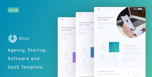 Enso - Agency, Startup and SaaS Template