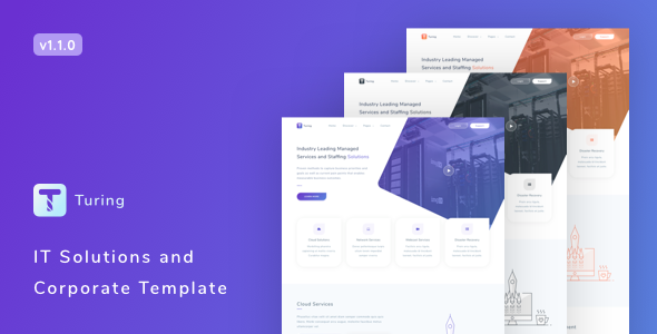 Turing - IT Solutions and Corporate Template