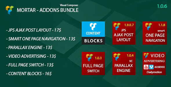 Mortar - WPBakery Page Builder Addons Bundle (Visual Composer)