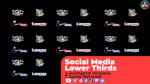 Social Media Lower Thirds v2