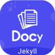 Docy - Documentation And Knowledge Base Jekyll Template - ThemeForest Item for Sale