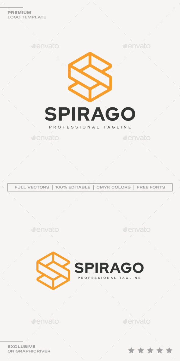Letter S - Spirago Logo