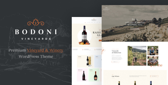 Bodoni – Wine Shop & Vineyard WooCommerce Theme