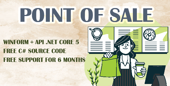 POINT OF SALE (POS) | API .NET CORE 5 – WINFORM | C# - SQL