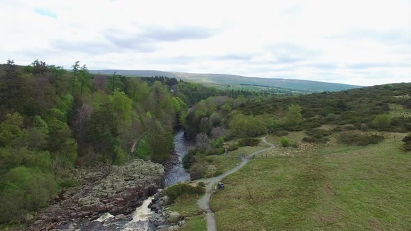 Landscape and river