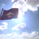 Sint Eustatius Flag (Netherlands) on a Flagpole V4 - 4K - VideoHive Item for Sale