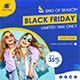 Fashion Banner Set Black Friday Sale HTML5 Banner Ads GWD