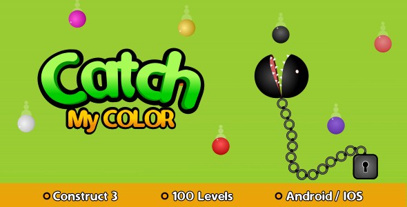 Catch My Color - HTML5 Game (Construct 3)