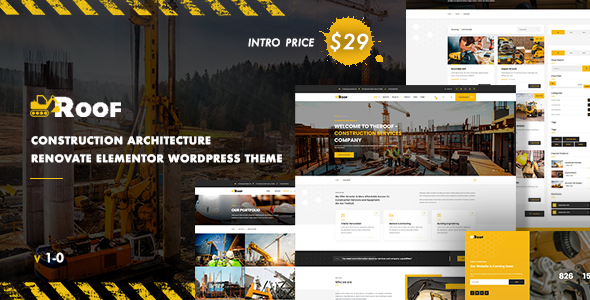 TheRoof – Construction And Architecture WordPress Theme