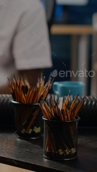 Close up of colorful pencils for art concept and drawing / Photodune, Misc