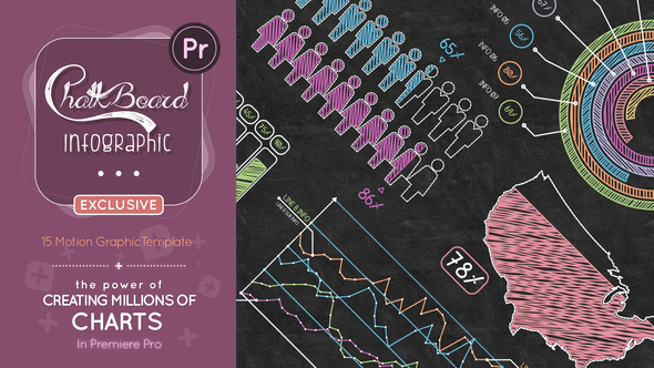 Chalkboard Infographics Premiere Pro