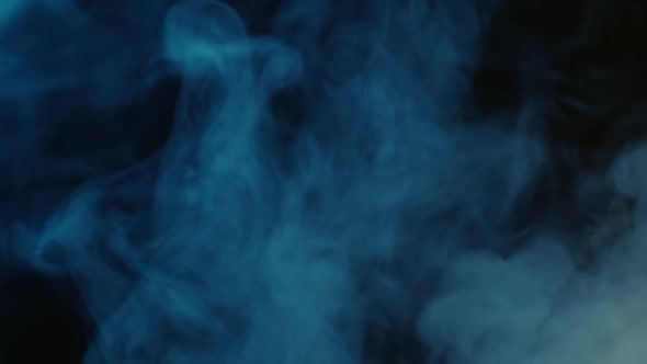 Abstract blue smoke texture