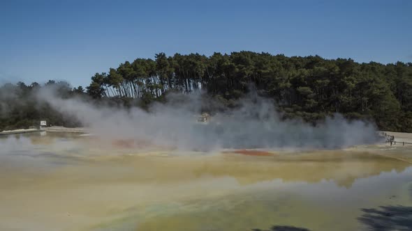 New Zealand geothermal activity