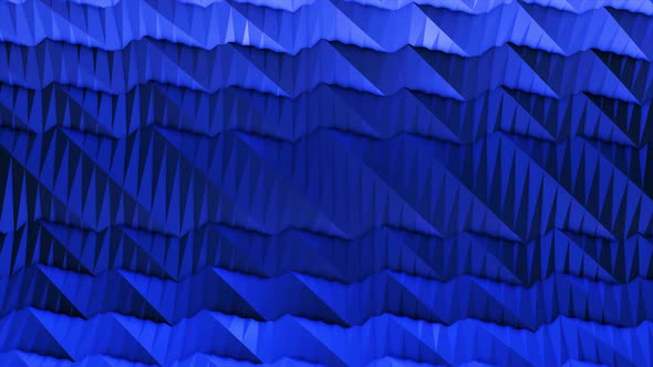 3D blue waves