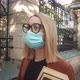 Female Student Wearing A Medical Mask - VideoHive Item for Sale