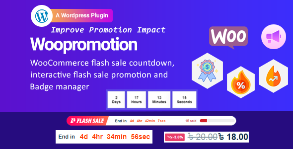 Woopromotion - Woocommerce Product Promotion Sale Countdown And Badge Manager