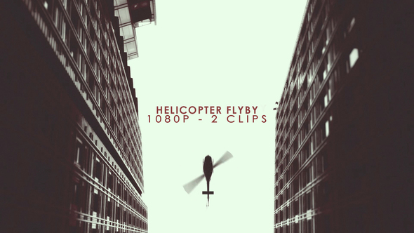 Helicopter Flyby Through Building Blocks alt