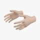Female Hand Base Mesh 04 - 3DOcean Item for Sale