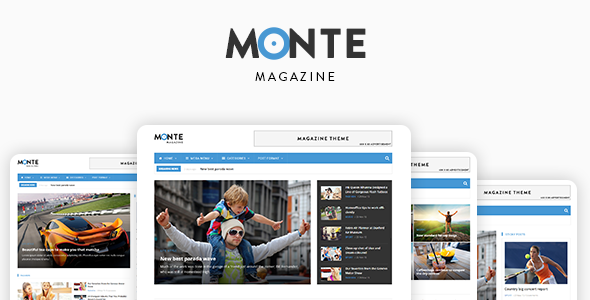 Monte - Responsive Magazine News Temat Drupal 8.7