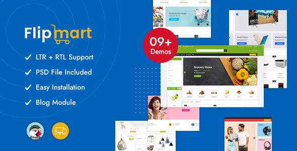 Flipmart - Supermarket Prestashop Theme