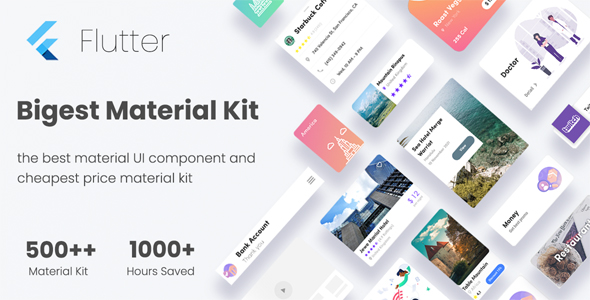 Flutter Bigkit - Flutter Material Widget Component in UI kit flutter