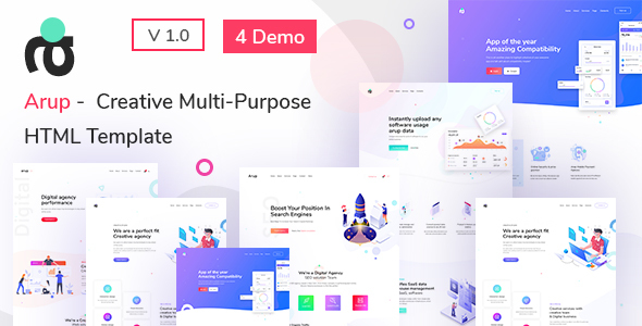 Arup - Creative Multipurpose  HTML Template