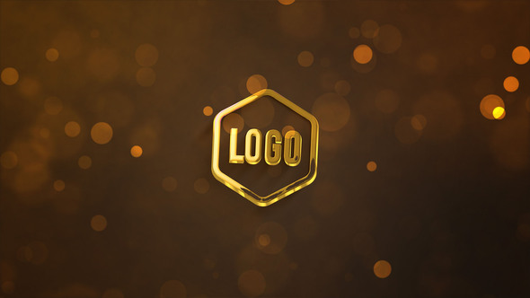 3D Dark Gold Logo