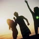 Group of Happy Young People Enjoying Summer Sunset - VideoHive Item for Sale