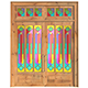 Doors with stained glass door - 3DOcean Item for Sale